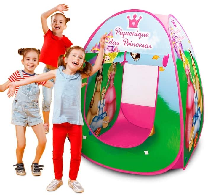 Jogo Equilibra a bolinha Grande Piquenique das Princesas - DmToys